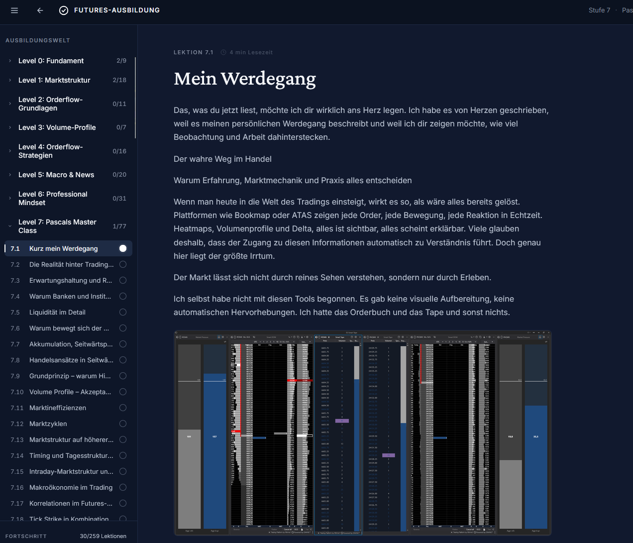 Lektion: Mein Werdegang als Trader